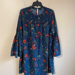 K. by Kersh medium blue floral dress